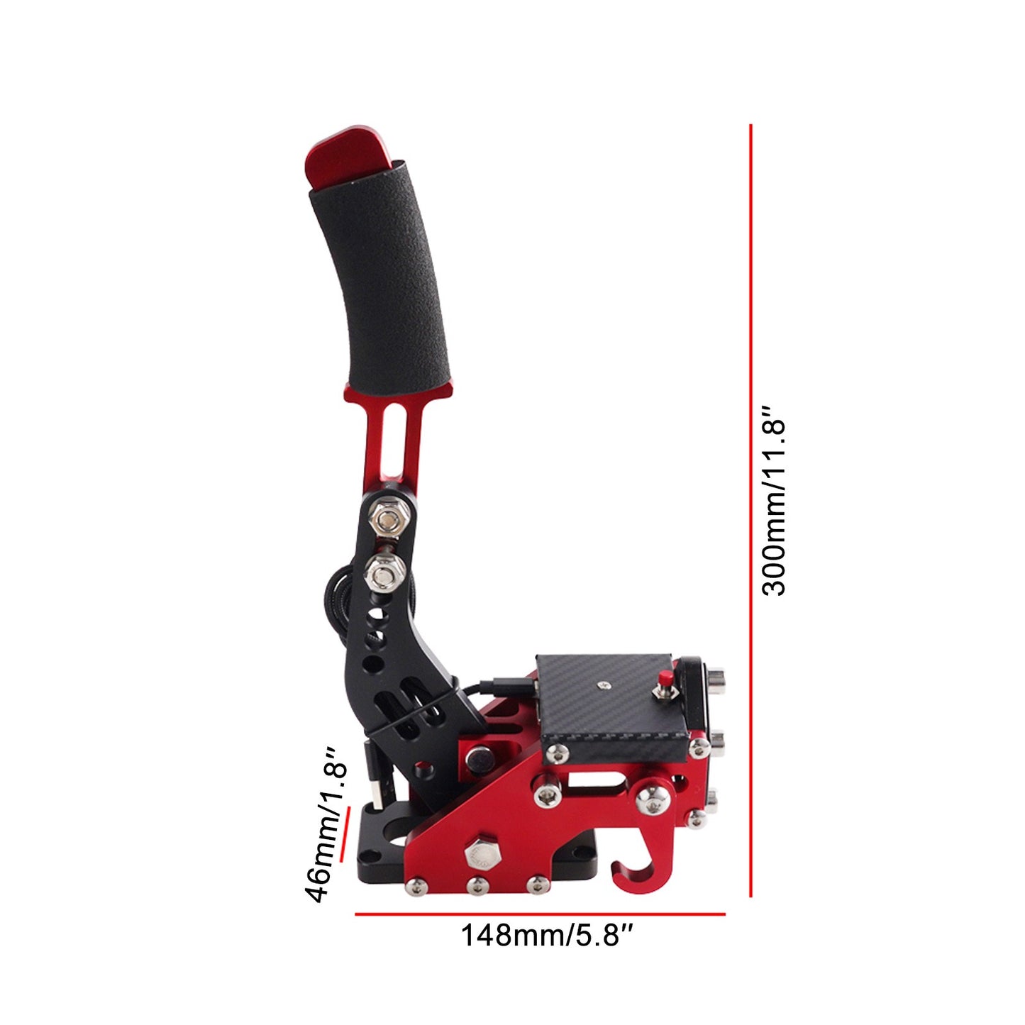 USB3.0 14Bit XSX XBOX Handbrake for Racing Games Steering Wheel Stand G920 Red