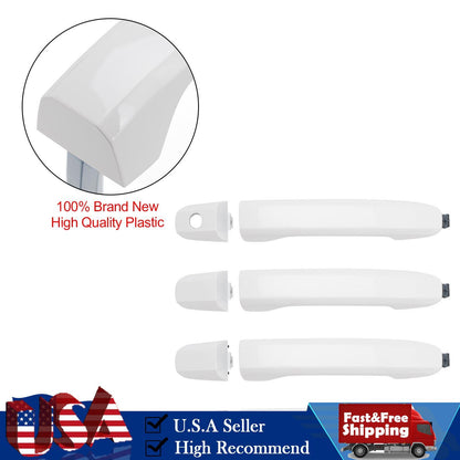 4PCS Exterior Door Handle For Silverado Sierra 2014-2018