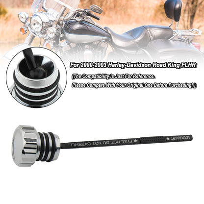 Oil Dipstick Tank Cap Plug 0710-0121 For Touring Road King Electra Glide 00-2006