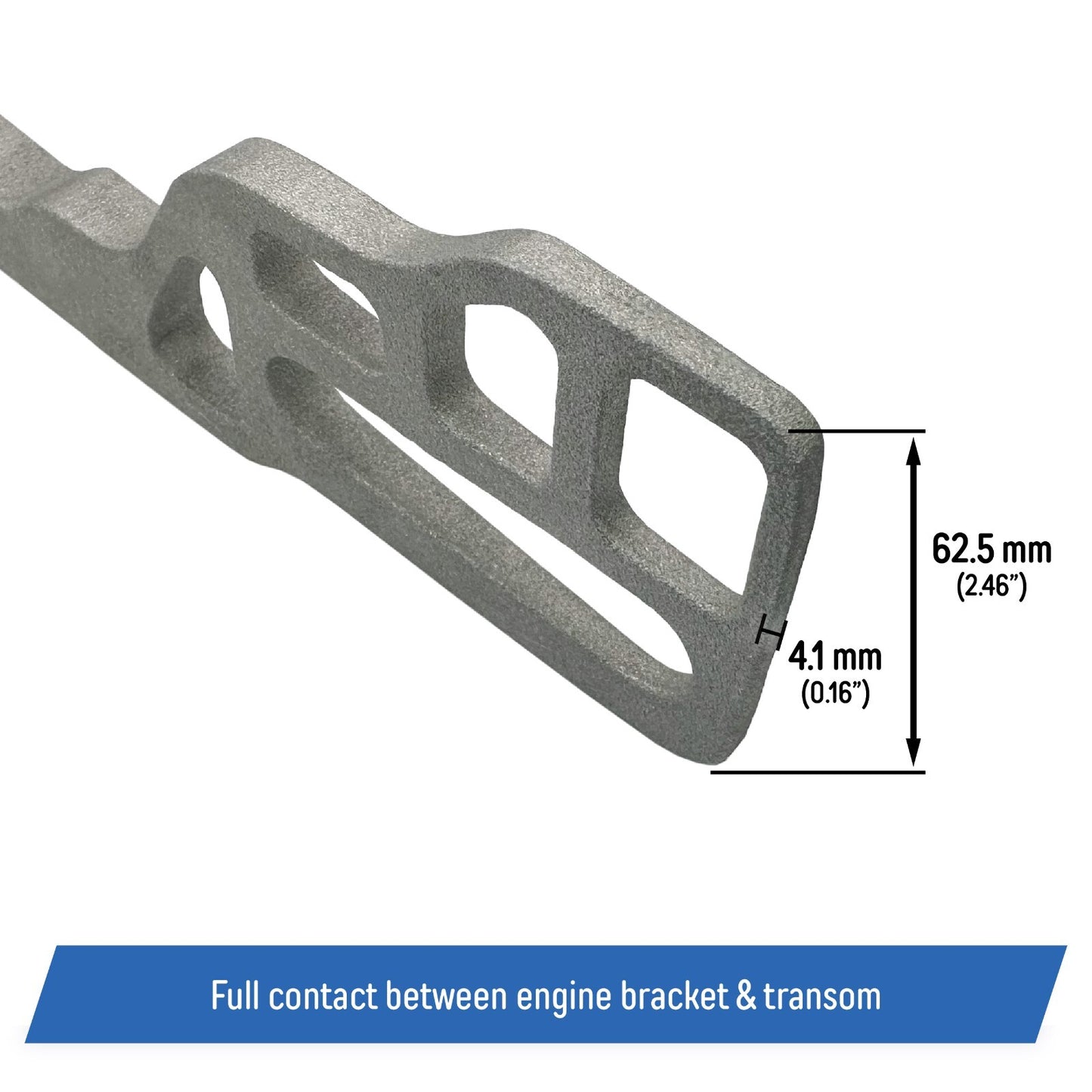 5 Degree Positive Tuck Transom Wedge for All Brands - Port + Starboard (1 Set)