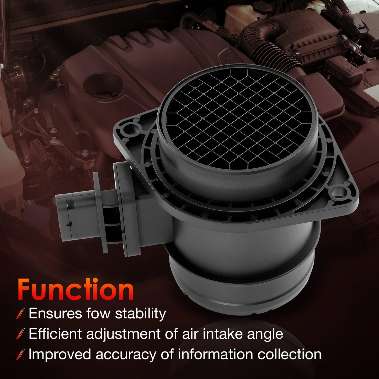 Mass Air Flow Sensor Meter MAF Sensor For 07-11 Mini Cooper L4 1.6L 13627542418