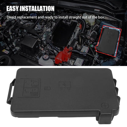 1x Plastic Fuse Box Cover Lid For Dodge For Ram 1500 2500 3500 68053635AB Black