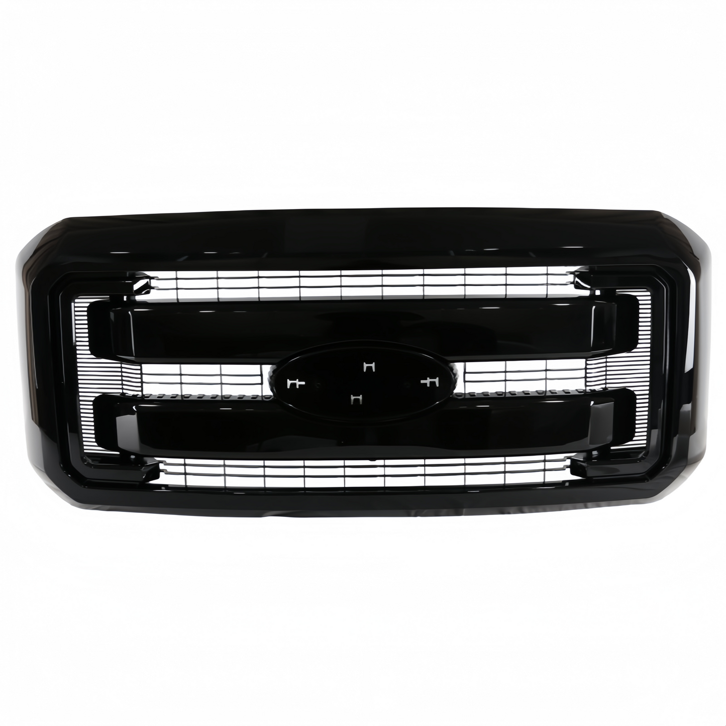 Gloss Black Front Bumper Grille For Ford F250 F350 F450 2011-2016 BC3Z-8200-A