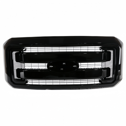 Gloss Black Front Bumper Grille For Ford F250 F350 F450 2011-2016 BC3Z-8200-A