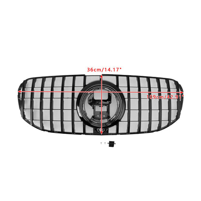Front Bumper Grill Grille Fit Mercedes Benz X167 GLS450 GLS580 2020-2023