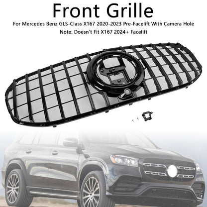 Front Bumper Grill Grille Fit Mercedes Benz X167 GLS450 GLS580 2020-2023