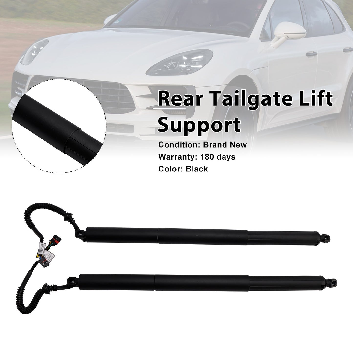 2PCS Rear Tailgate Power Lift Support 95B827851B Fit Porsche Macan 2015-2019