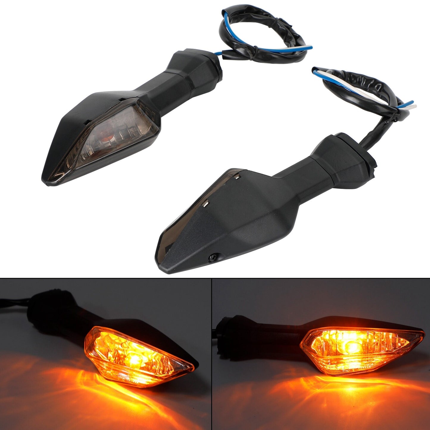 Turn Signal Light For Kawasaki Ninja400 Z650 Z900 Z1000 Z1000SX Smoke