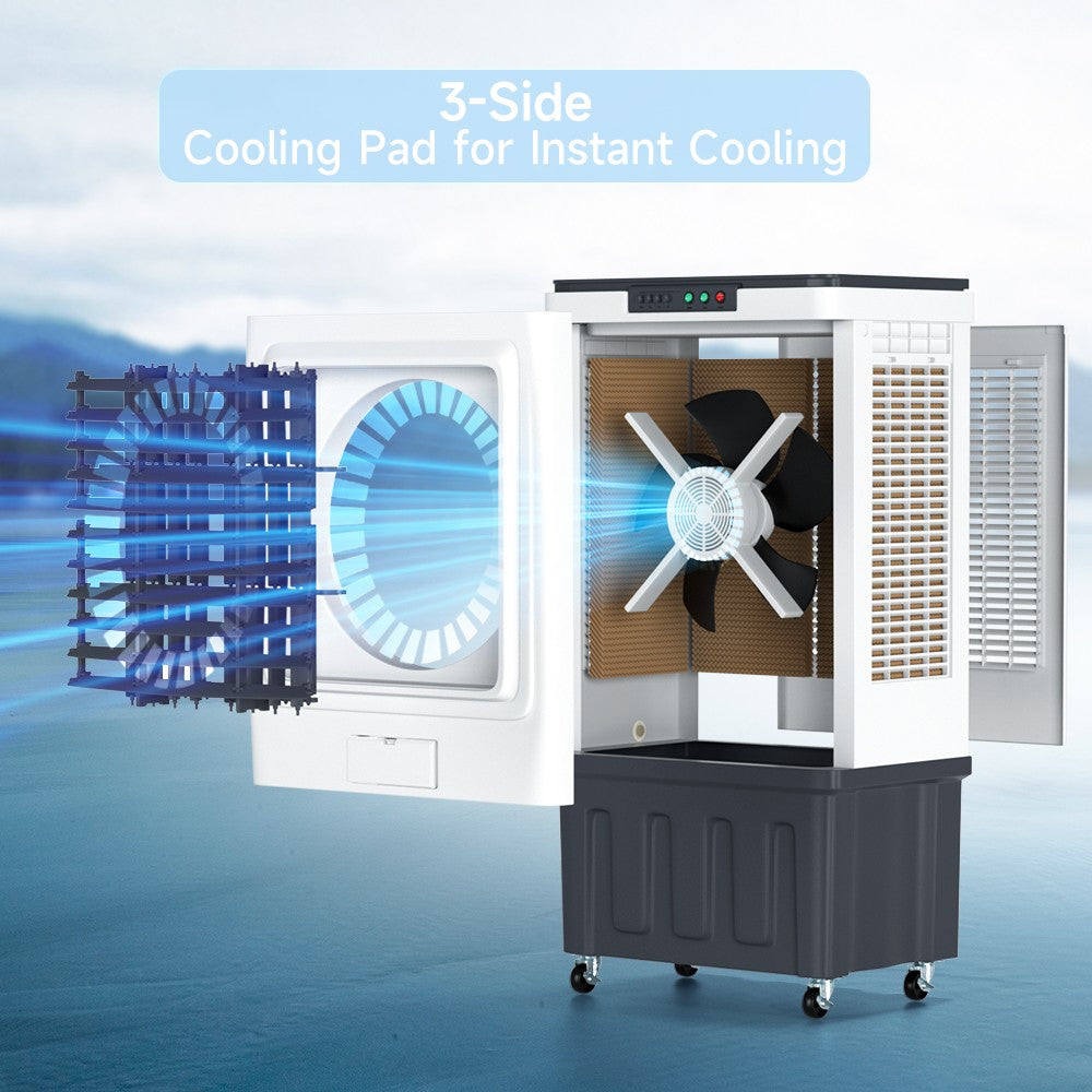 3000CFM Evaporative Air Cooler 16 Gallon Evaporative Cooler