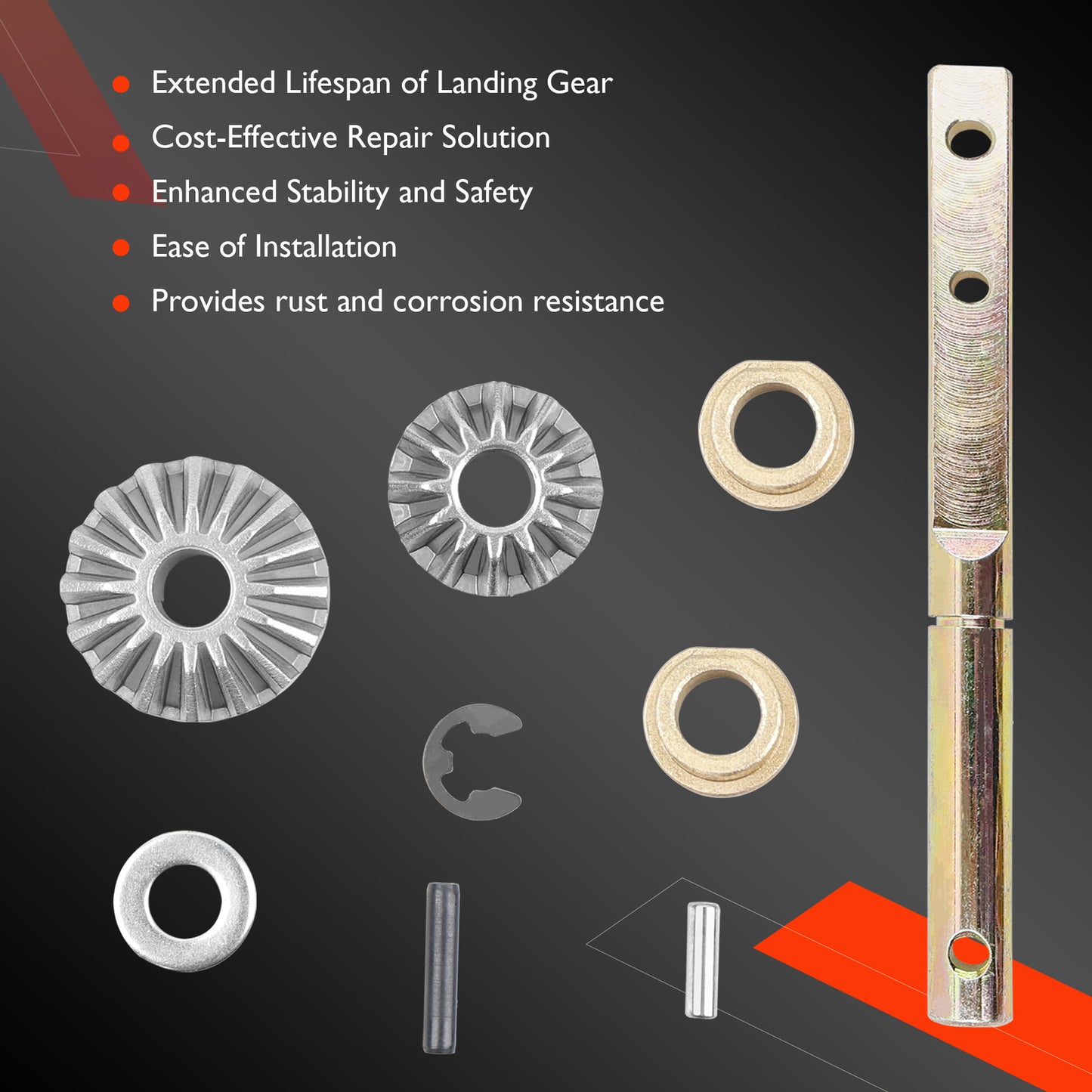 146059 Drive Shaft Power Landing Gear Repair Kit For 5th Wheel RV Lead Leg