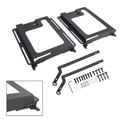 2 Pack Utv Seat Bases Lower&Recline Kit For Polaris Rzr 800/900 1000 Xp Turbo