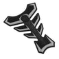 Motorcycle Sport Bike Gas TANK PAD Cover Decal Protector Sticker Black-Gray