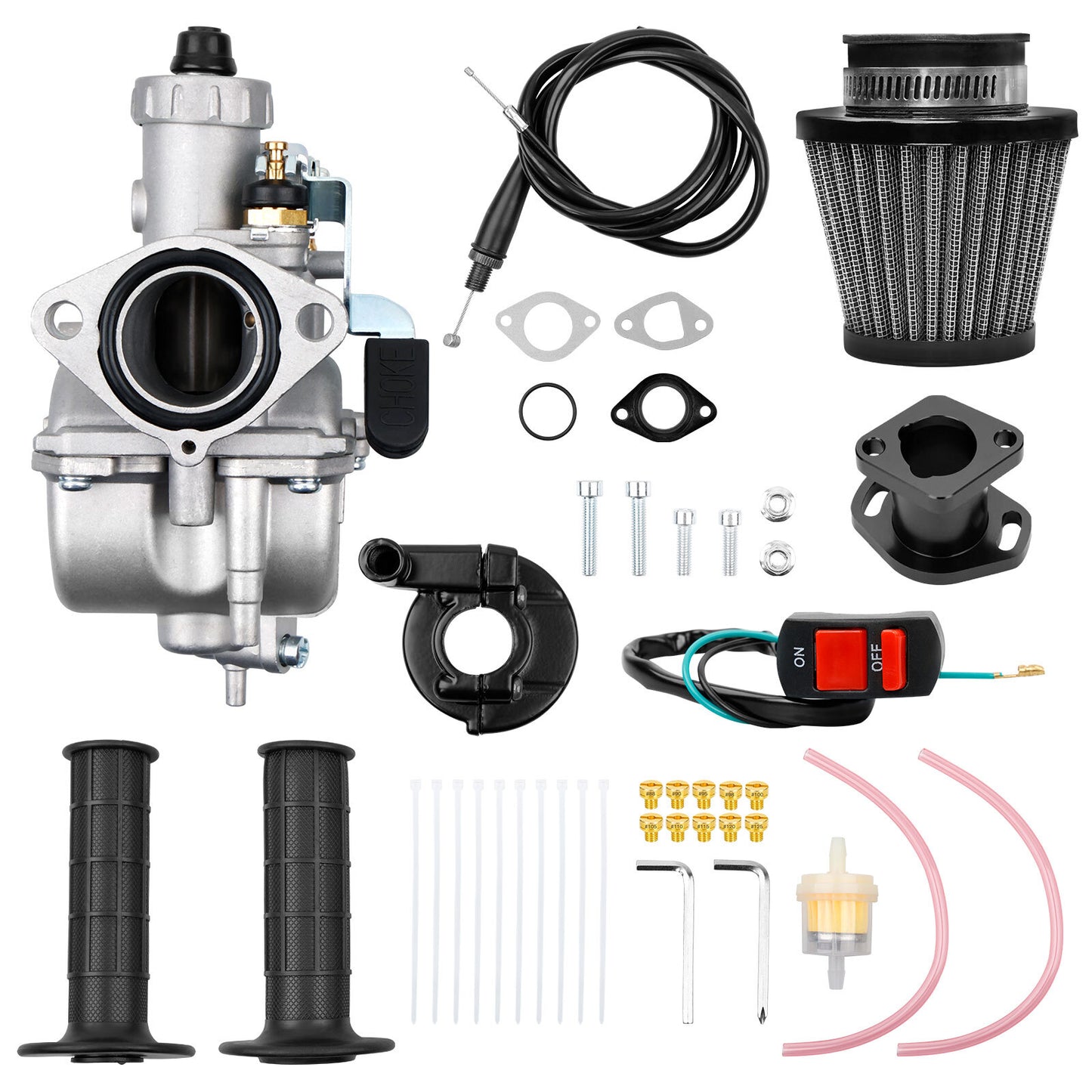 VM22 212cc Carburetor Kit For Mini Bike Baja Coleman CT200U BT200X M200 KT196