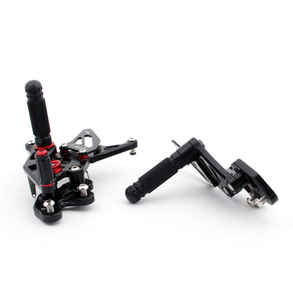 Rearset Rear set Fit For Suzuki GSXR GSX-R 600/750 2006-2010 Black