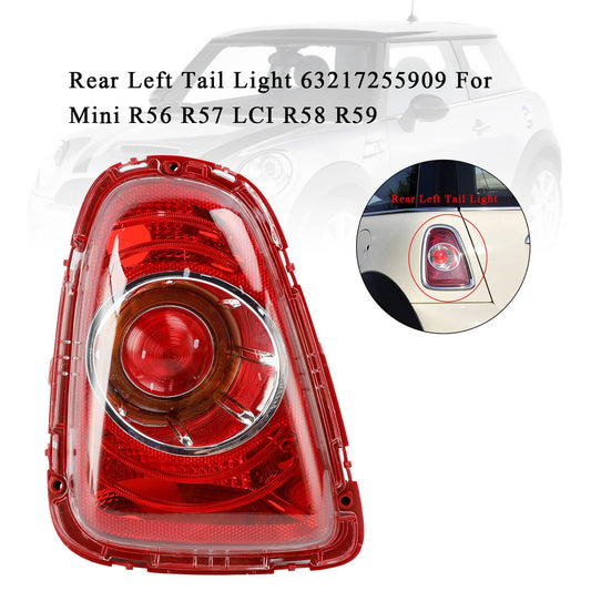 Solid Spare Rear Left Tail Light 63217255909 For Mini R56 R57 LCI R58 R59