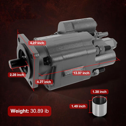 PTO Dump Pump Hydraulic Cylinder C102 Air Shift Direct Mount 7/8" 13-T Spline