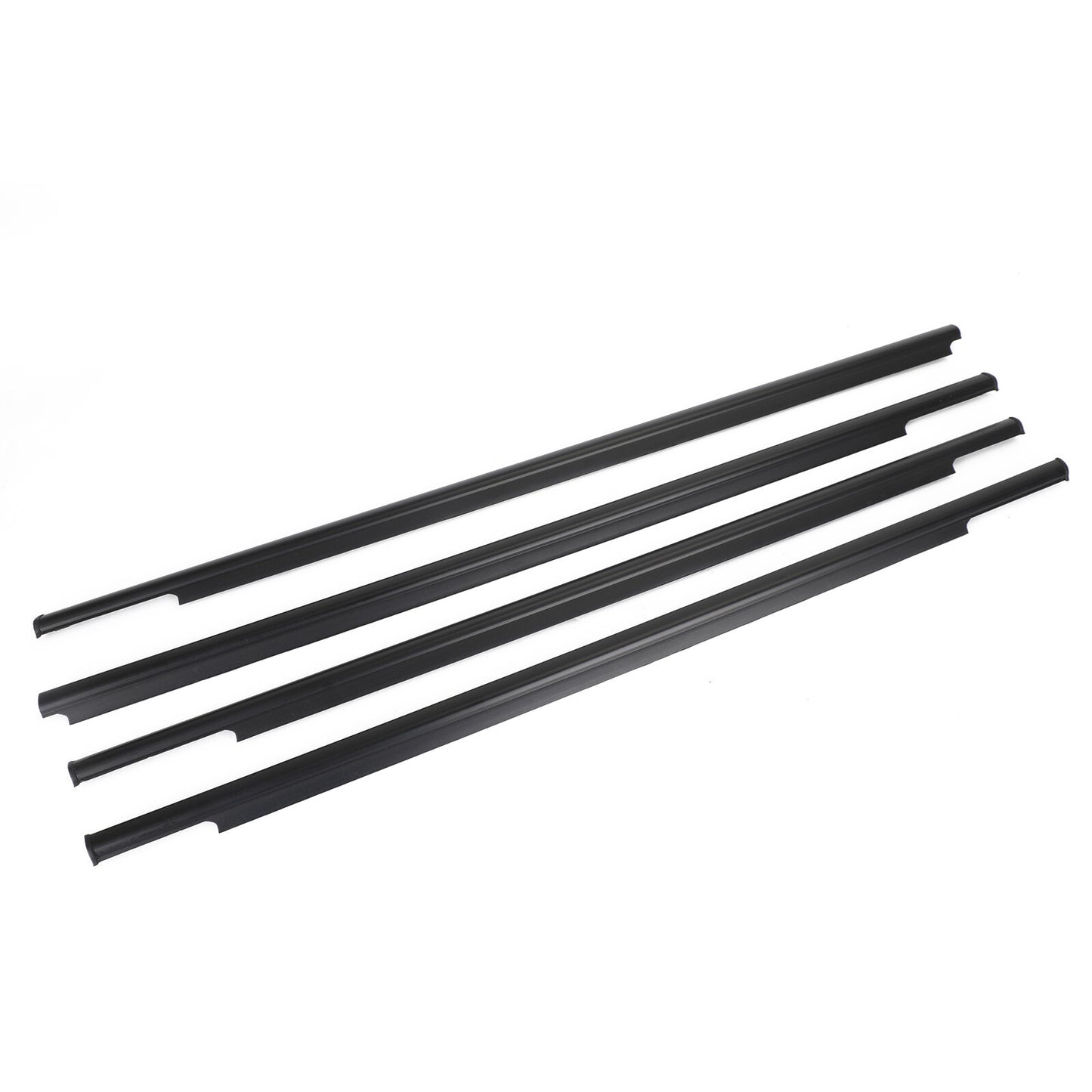 4x Car Outside Window Weatherstripeal Belt Moulding For Mitsubishi Outlandr2