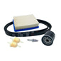 Tune Up Kit For 97-07 Club Car DS - Drive, Starter Belts, Air + Oil Filter, Plug