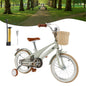16 inches Kid's Bike Child Bicycle for Ages 7-9 Years with auxiliary wheels