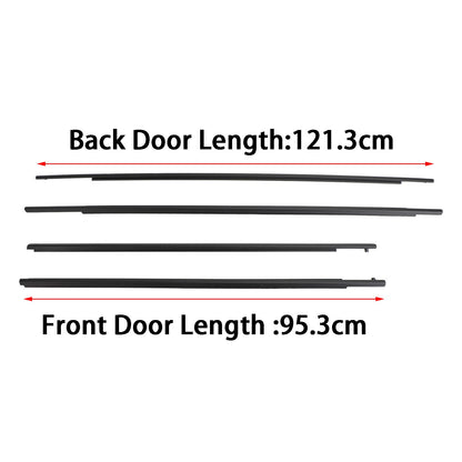 Car Window Weatherstrip Seal Belt Moulding For Toyota Sienna 2011-2020 2012 2013