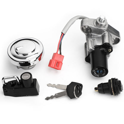 Ignition Switch Tank Cap Helemt Storage Lock Set For Yamaha XVS 125 250 650 1100