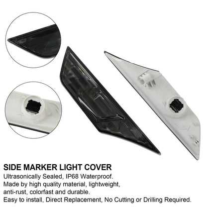 Side Marker Lamp Turn Signal Light Housing for Honda Civic 2016-2021 Smoked