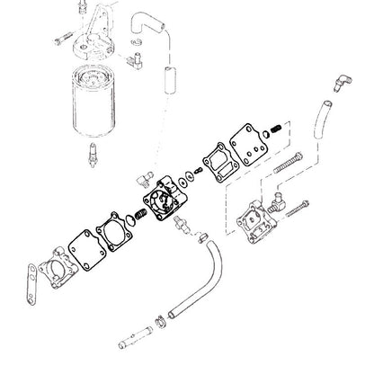 Fuel Pump Assembly for Mercury Outboard 200 225 HP DFI DTS - 14360T77 14360A69