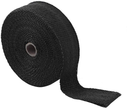 2" x 50FT Black Fiberglass Manifold Header Pipe Motorcycle Exhaust Heat Wrap