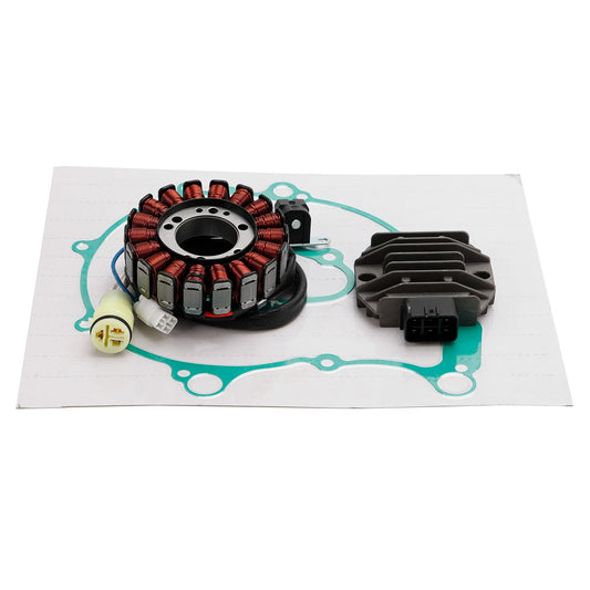 Magneto Stator + Voltage Rectifier +Gasket For Yamaha Raptor 660R YFM660R 01~05