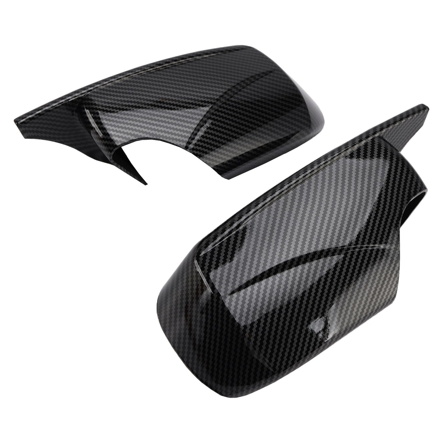 2x M Style Wing Car Side Mirror Cover Caps for BMW E46 Sedan E39 4DR 1998-2005