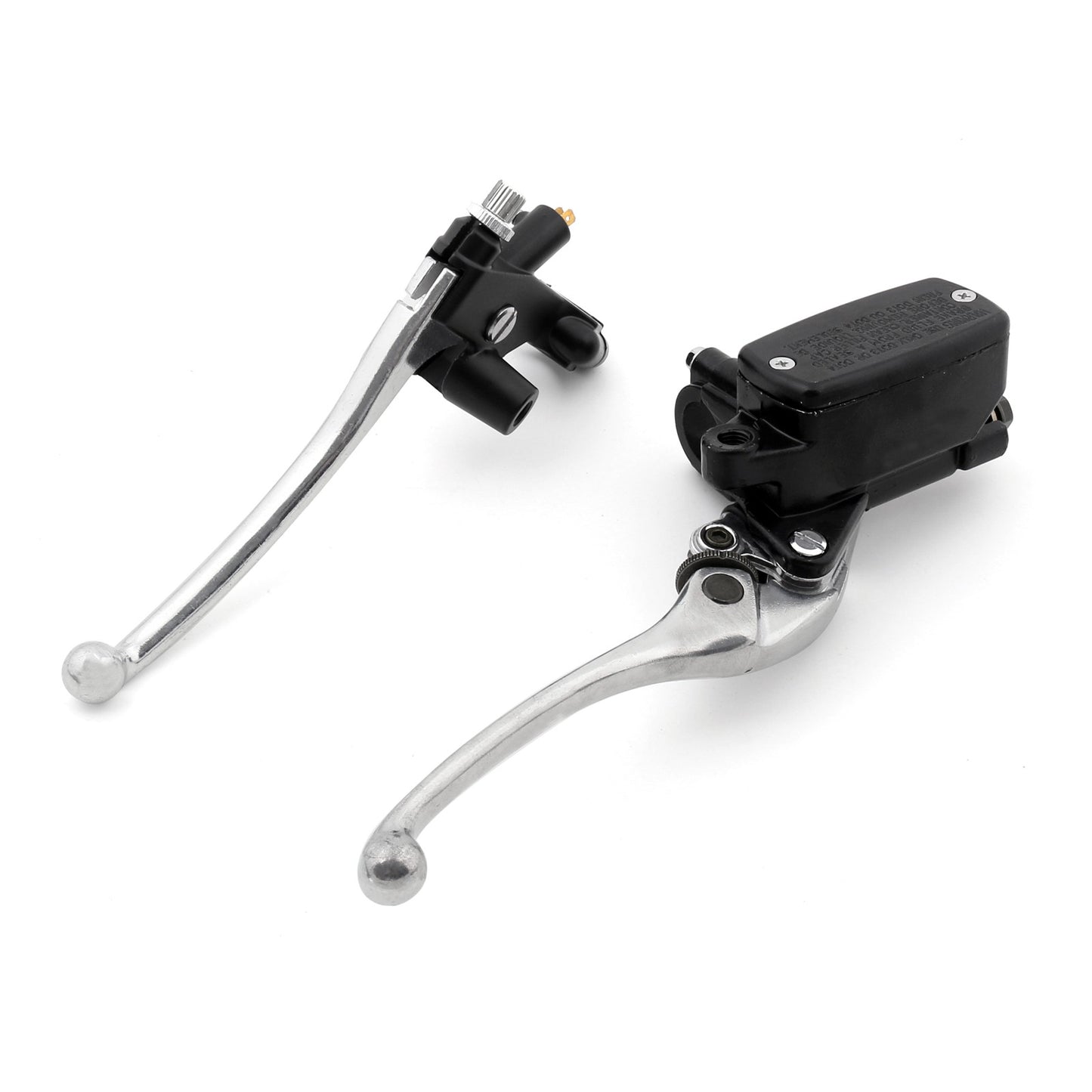 7/8" Handlebar Chrome Hand Control Reservoir Brake Clutch Lever Motorcycle Bike
