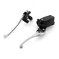 7/8" Handlebar Chrome Hand Control Reservoir Brake Clutch Lever Motorcycle Bike
