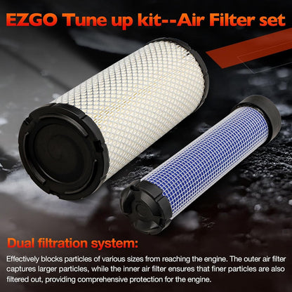 Golf Cart Tune Up Kit For 2008-UP EZGO TXT RXV Gas Kawasaki Engines 28463G01