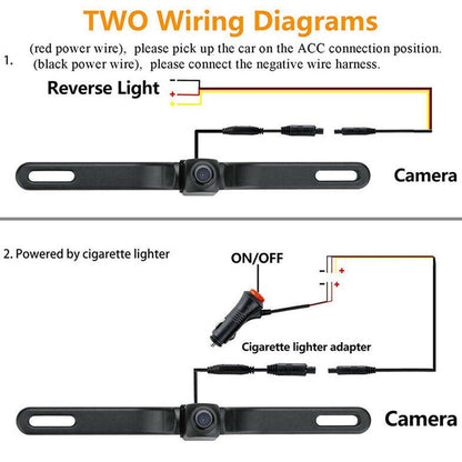 170° WiFi Car Rear View Cam Backup Wireless Camera Fits For iPhone Android USA