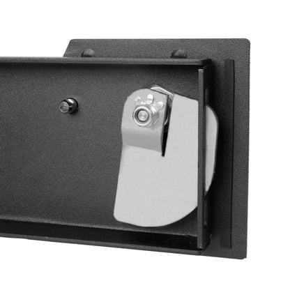 Solid Spare Floor Center Console Lock Safe Storage For 15-20 F150/Raptors 17-22 F250 F350