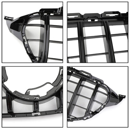 GTR Style Grill Grille W/Camera Fit Mercedes-Benz W205 C205 A205  2019