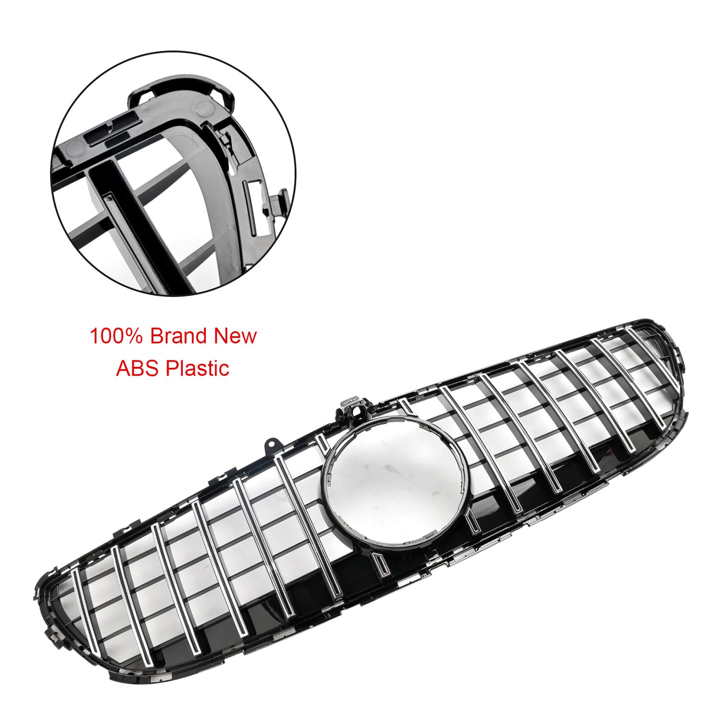 Front Bumper Grille Grill Fit Mercedes Benz CLS-Class W218 CLS350 2015-2018