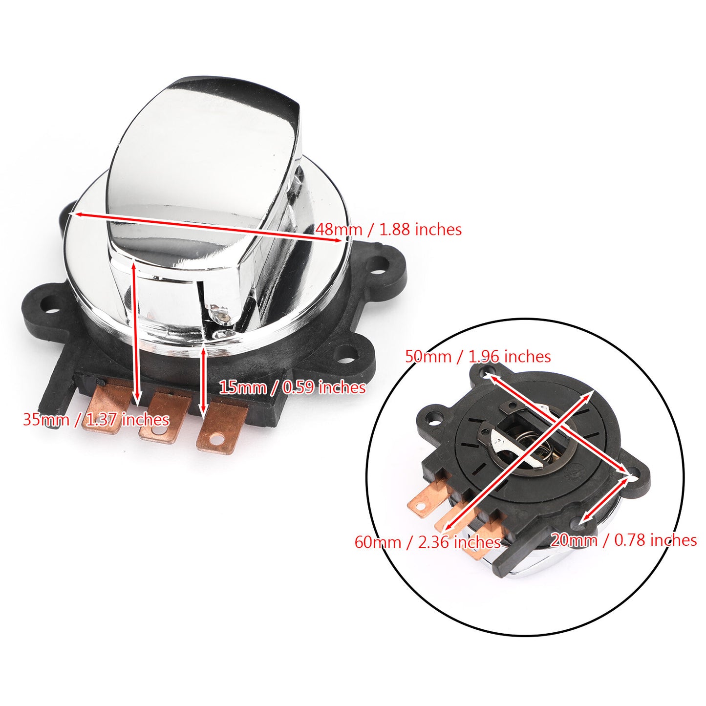 Ignition Switch & Keys Fits Dyna Road King Softail Heritage 1993-2013 714313-96