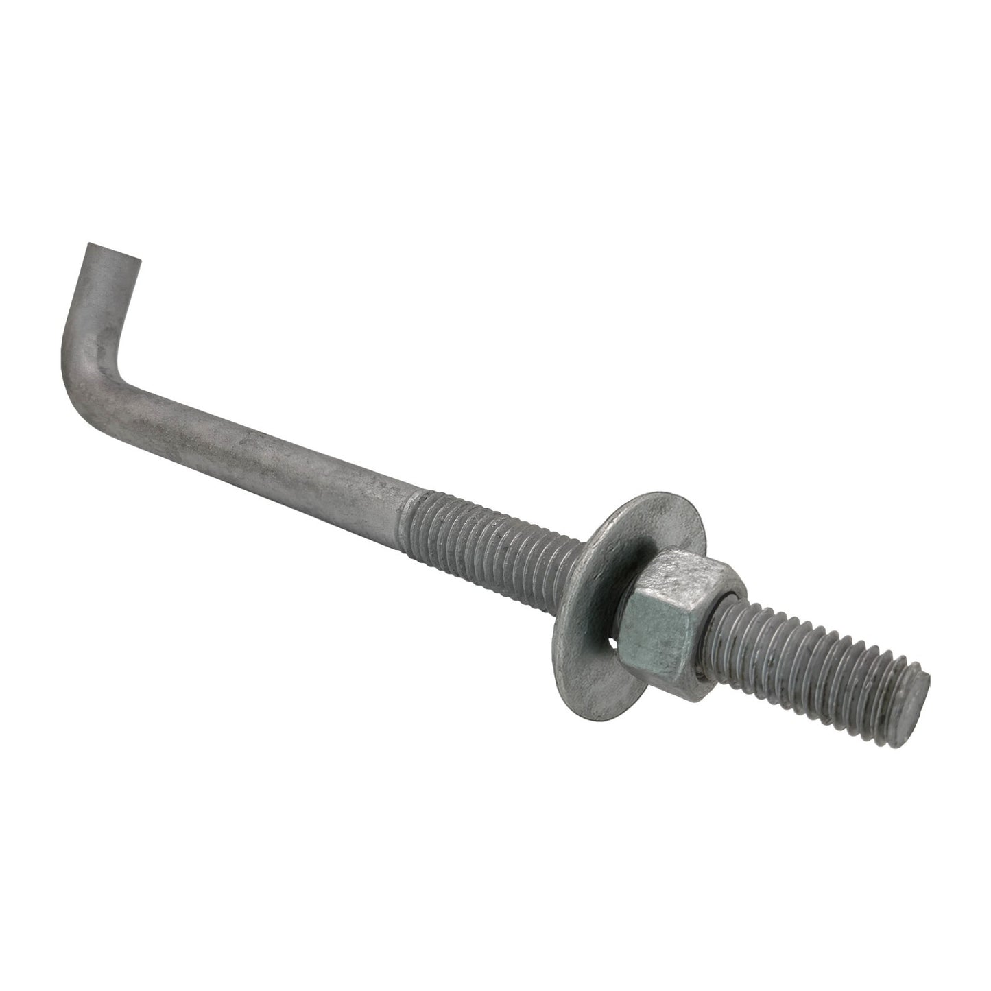 5/8" x 8-inch Galvanized Threaded Anchor Bolts for Wood, Concrete (10 Pack)