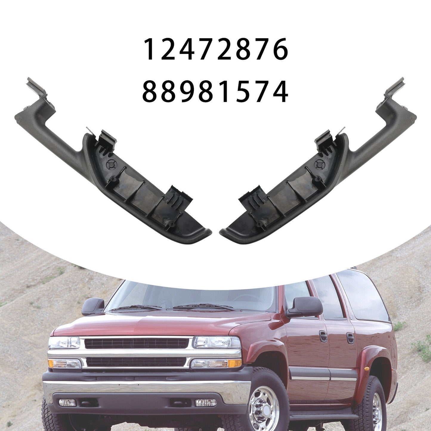 Front Left+Right Door Armrest Handle For Chevy Suburban Tahoe Avalanche 99-2006