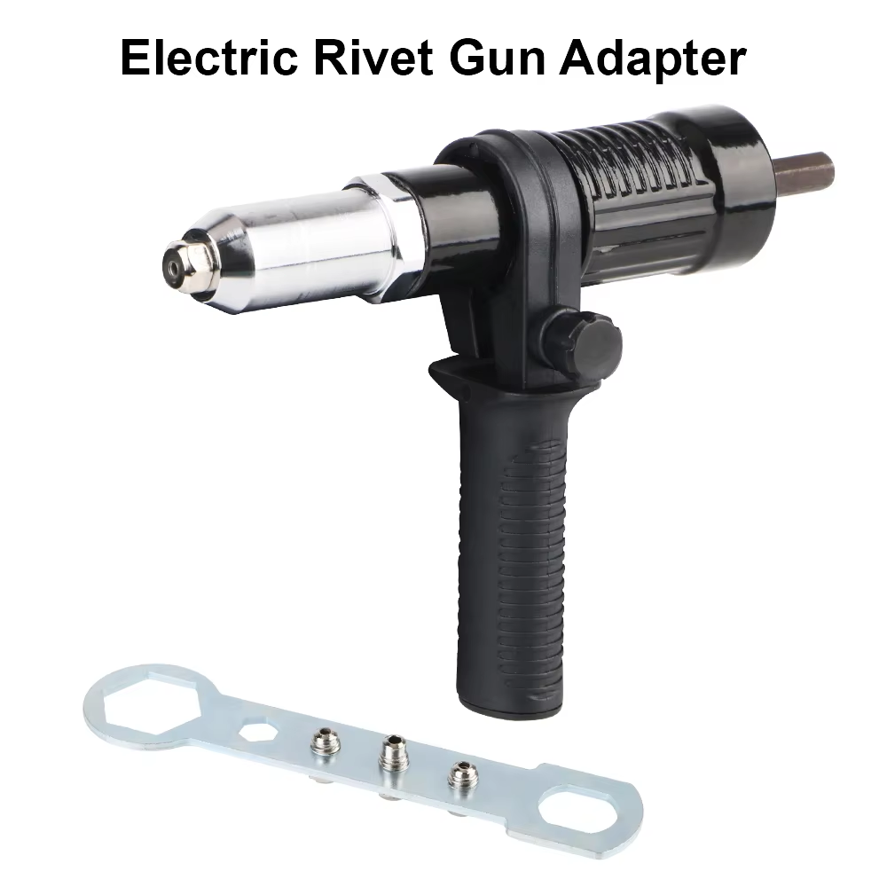Professional Electric Rivet Nut Gun Adaptor Insert Cordless Power Drill Tool