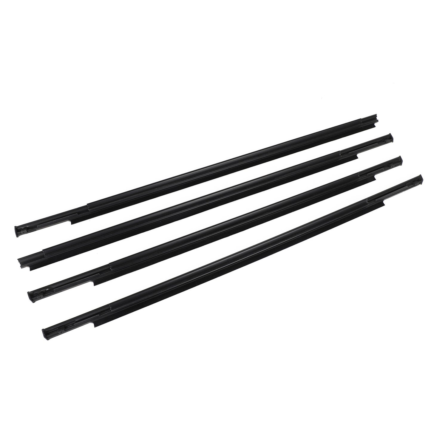 4x Car Outside Window Weatherstripeal Belt Moulding For Mitsubishi Outlandr2