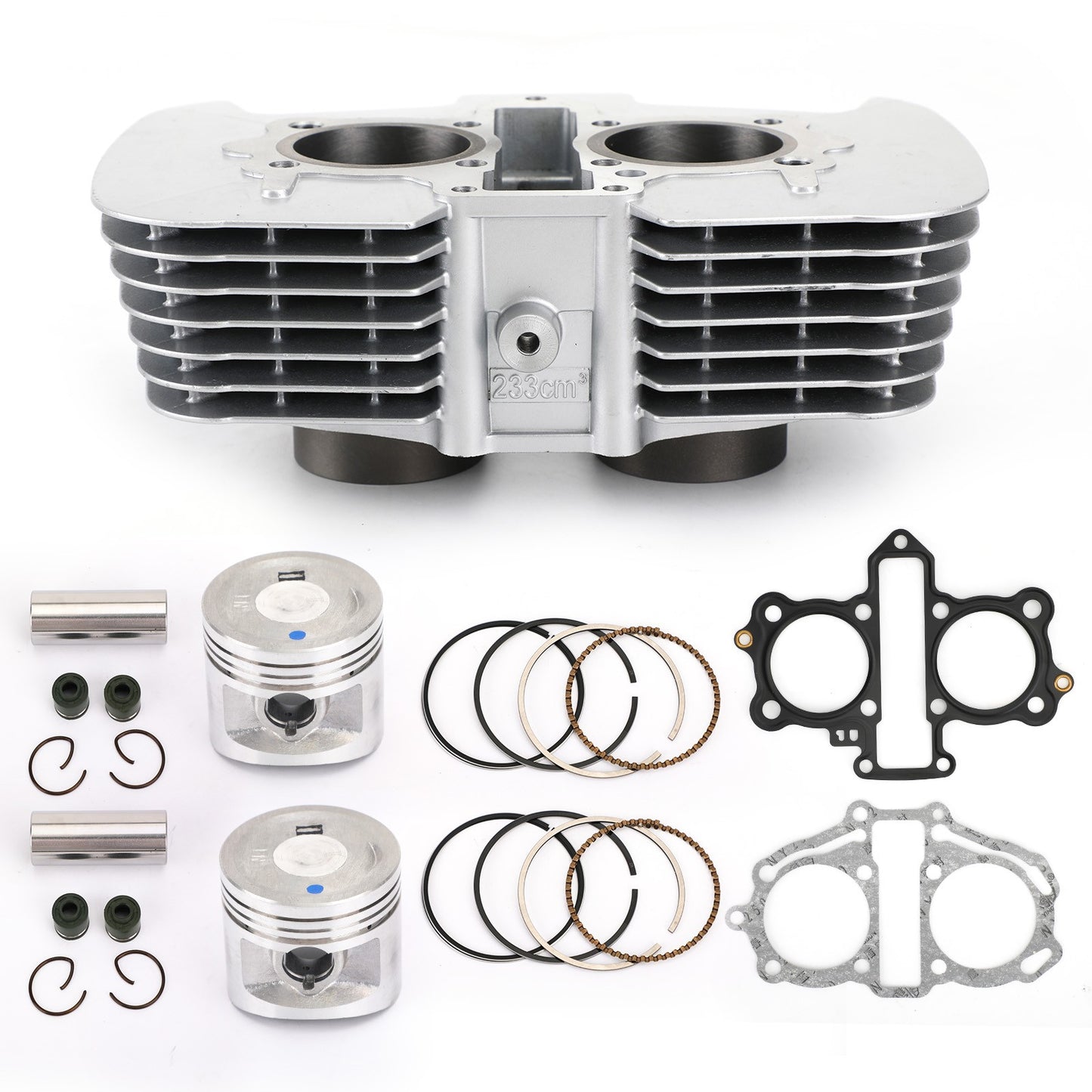 Cylinder Piston Gasket Kit 53mm For Honda Rebel 250 CMX250 Nighthawk 96-15 AV