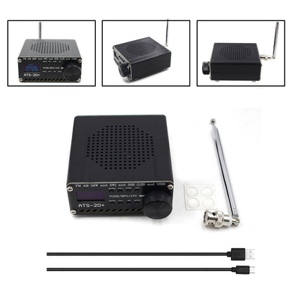 Upgraded ATS-20+ Radio Receiver FM AM (MW & SW) SSB (LSB & USB) With Battery