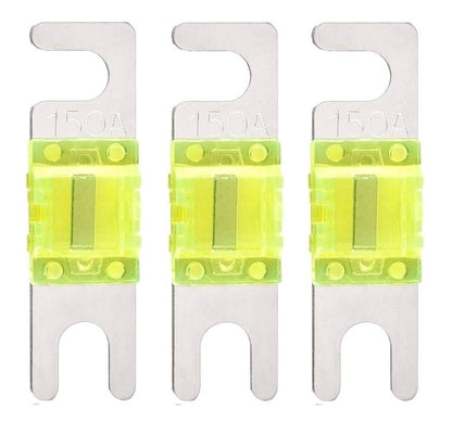 Mini ANL Fuse 150A 150 Amp AFS Fuses For Auto Marine Stereo Audio Video 3 Pack