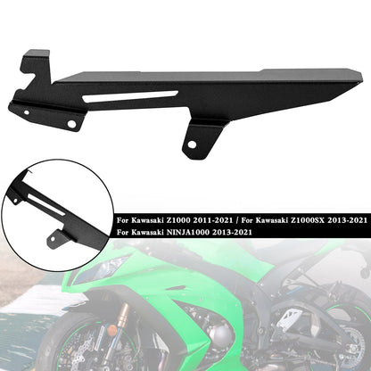 Black Sprocket Chain Guard Cover For Kawasaki Z1000SX NINJA 1000 Z1000 11~21