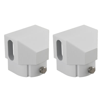 2PCS Alminum Replacement Part End Plug Solid For Dometic SUNCHASER II Awning