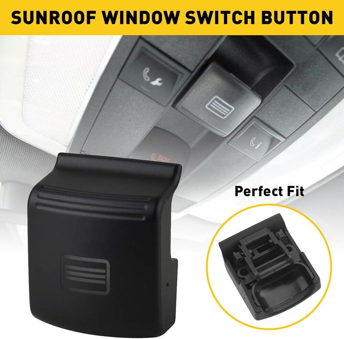 Fits Mercedes Benz W204 W212 W218 C E CLS Class Car Sunroof Window Switch Button