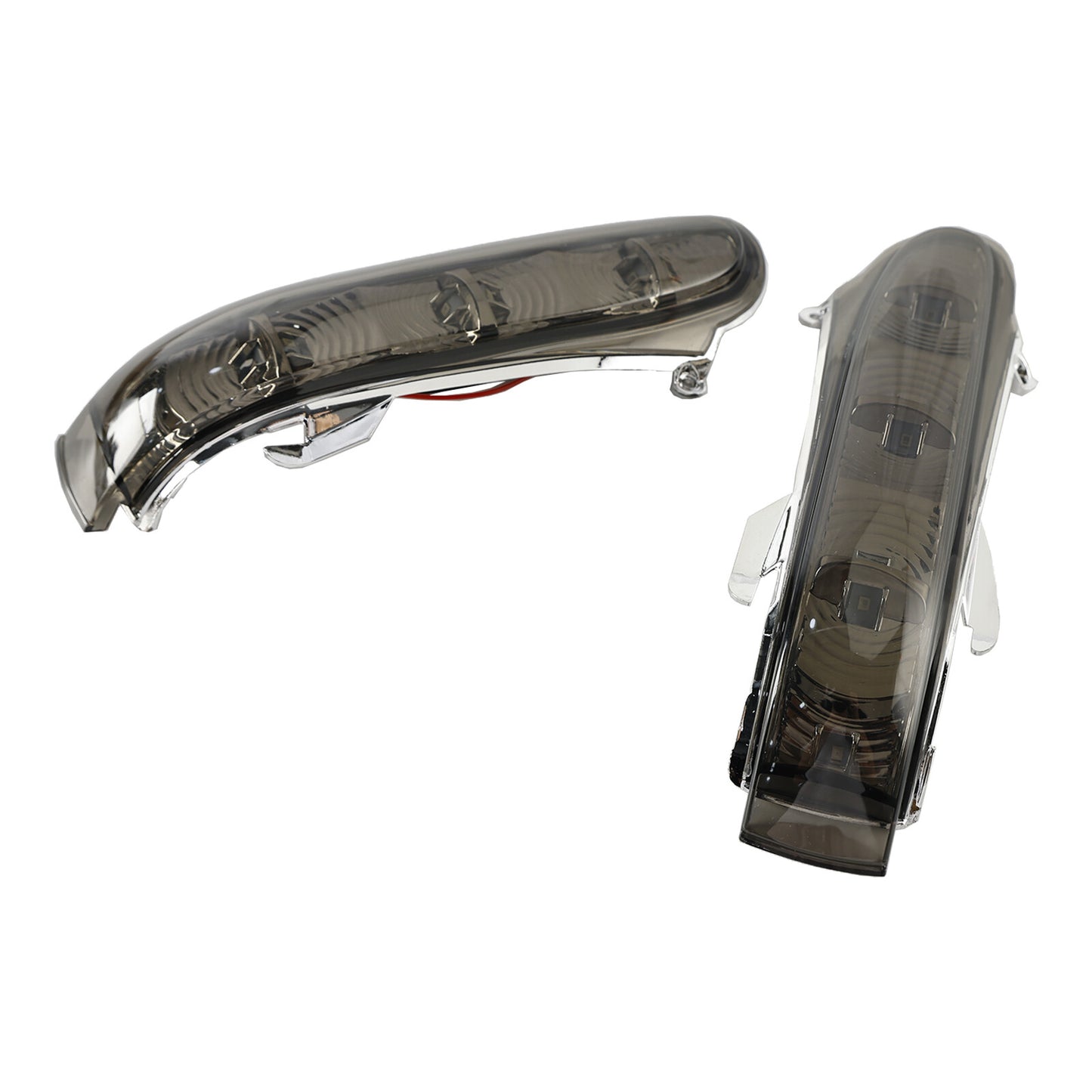 Pair Side Mirror LED Turn Signal Light For Benz S W220 CL W215 1999-2003 Gray 01