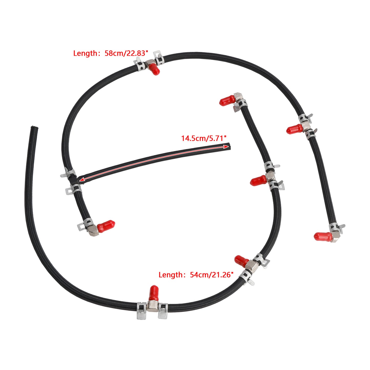 Fuel Injector Return Line Kit Fits Duramax 2004-2010 6.6L Diesel Truck Engines